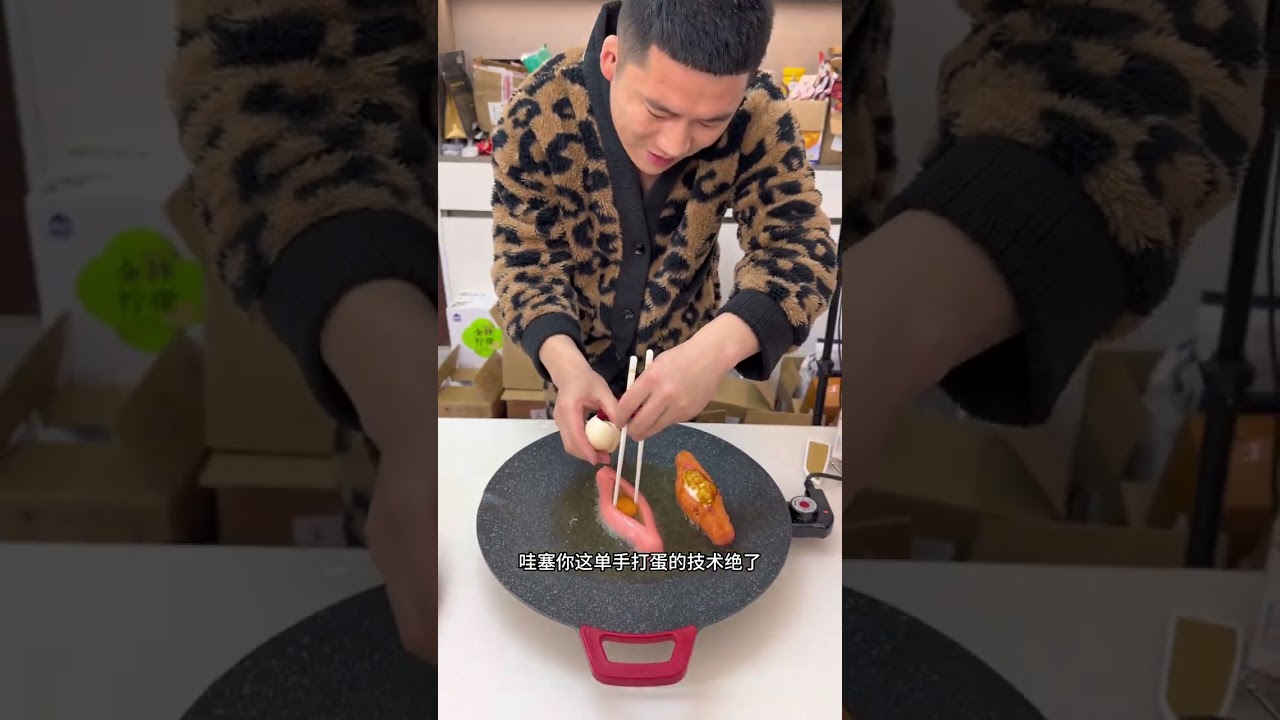 This super delicious internet-famous snack sausage egg can be made at home. It s a big bra