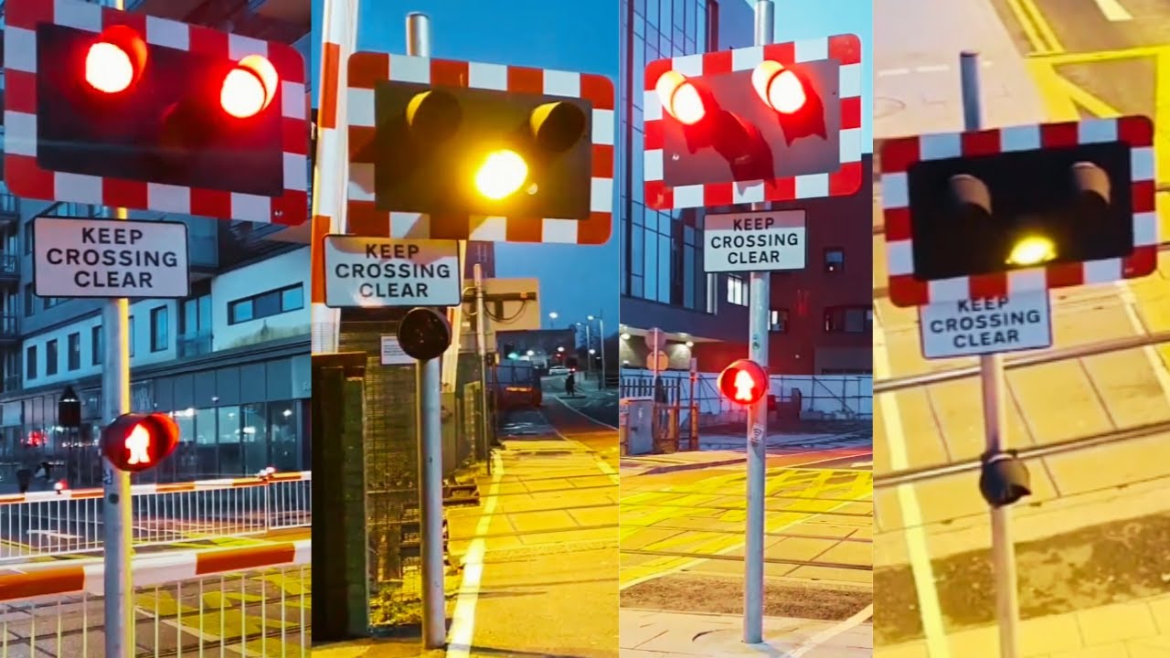Lincoln Brayford Level Crossing, Lincolnshire (Compilation)