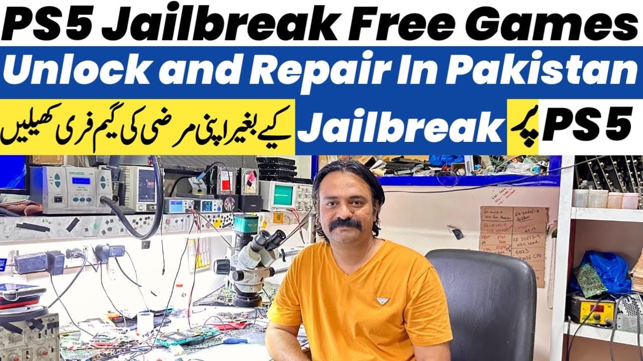 PS5 Jailbreak Free Games & Repair in Lahore | Play games without jailbreak | PS5 Repair | Rja 500