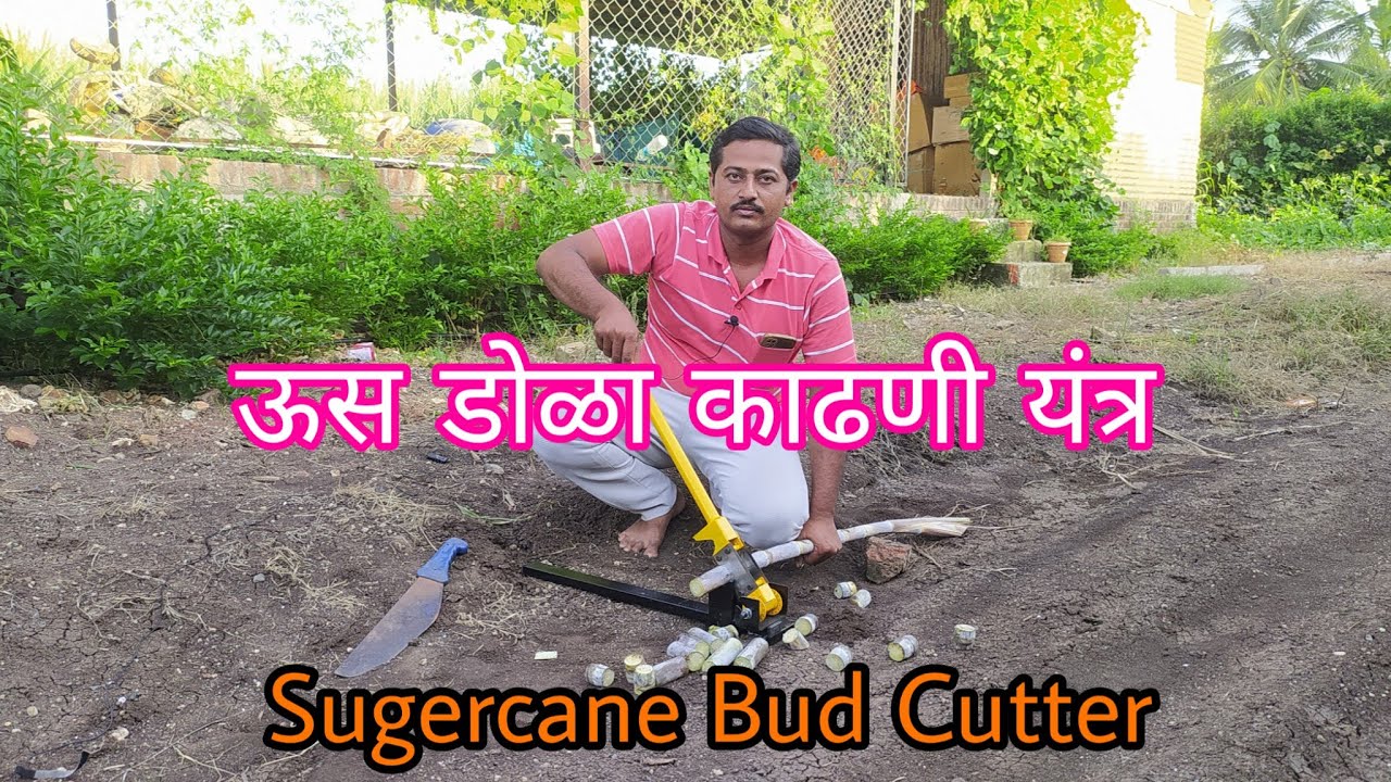 ऊस डोळा काढणी यंत्र | sugercane bud cutter