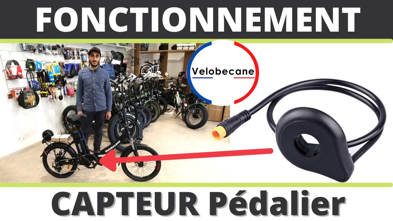 🚲 Tutoriel - COMMENT FONCTIONNE le CAPTEUR de PEDALAGE sur un VAE ? *VÉLOBECANE*