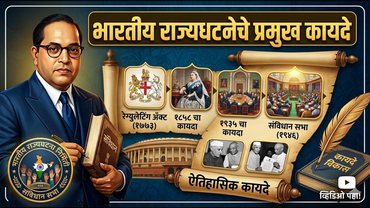 📚 Polity | राज्यशास्त्र | राज्यघटना पार्श्वभूमी | Police Bharti / MPSC / Competitive Exams