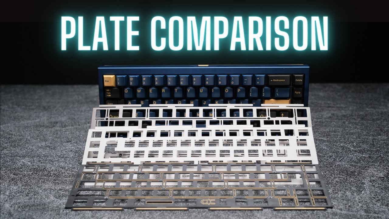 Comparing Keyboard Plate Materials feat. QK65