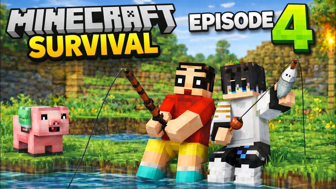 Minecraft Survival EP 4 | I Went Mining… and Minecraft Said “NOPE” 