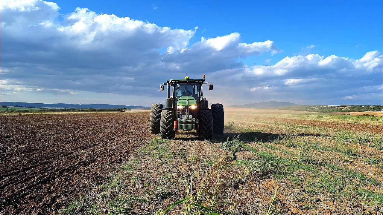 Big Team 3x John Deere 8335R, 8345R, 8R340 Autumnal Jobs 2024