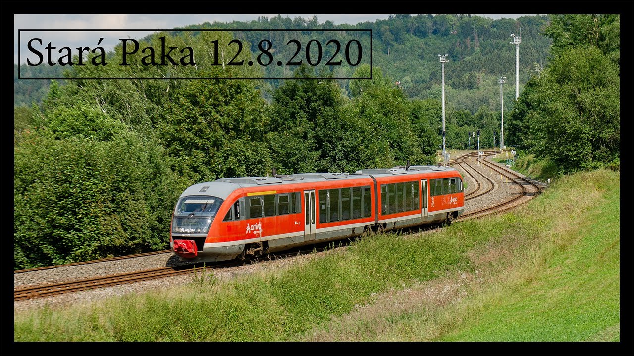 Vlaky Stará Paka 12.8.2020