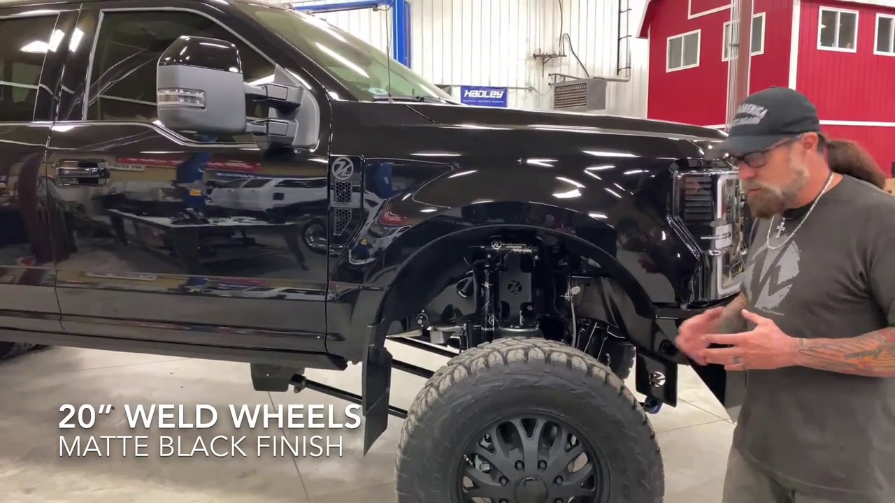 *Black on Black* Lifted 2020 Ford F-350 Limited Dually