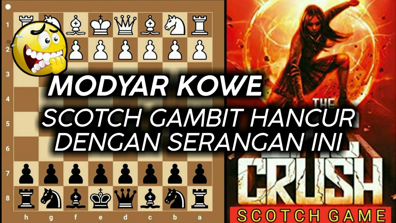 TOP Jebakan catur hitam mematikan - Melawan pembukaan SCOTCH GAMBIT