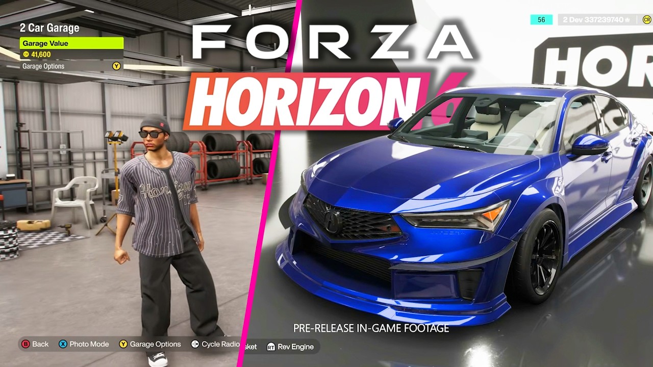 FORZA HORIZON 6 GAMEPLAY - Tuning Gameplay & Garagen Anpassung! (Frei begehbar!)