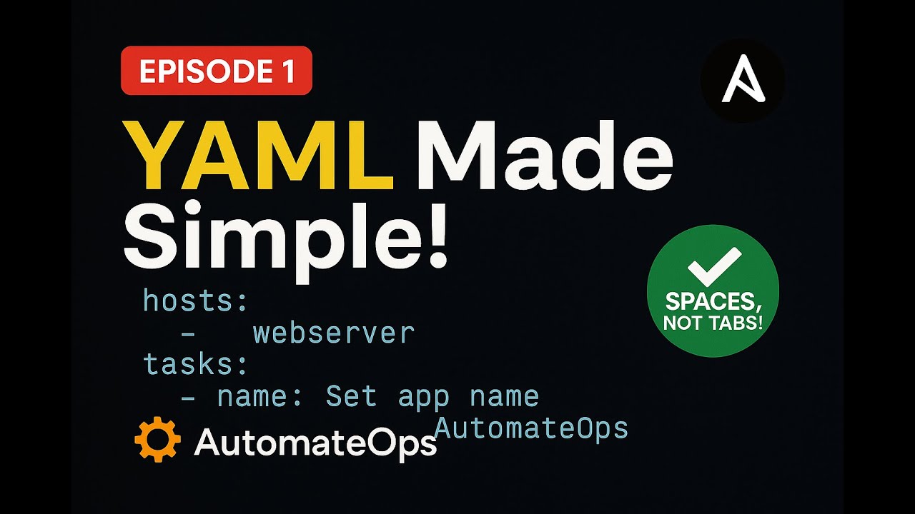 Chapter 8 - Master YAML in Minutes! Stop Ansible Errors & Automate Like a Pro