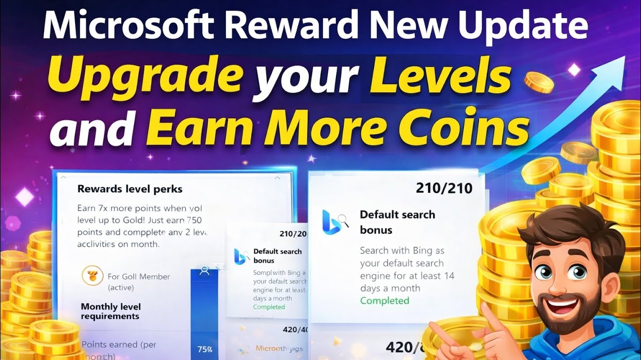 Microsoft Reward Monthly Bonus | New Reward in Microsoft | Levels in Microsoft 
