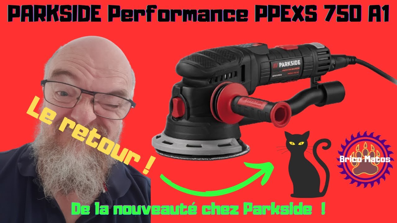 Ponceuse roto-excentrique PARKSIDE Performance PPEXS 750 A1