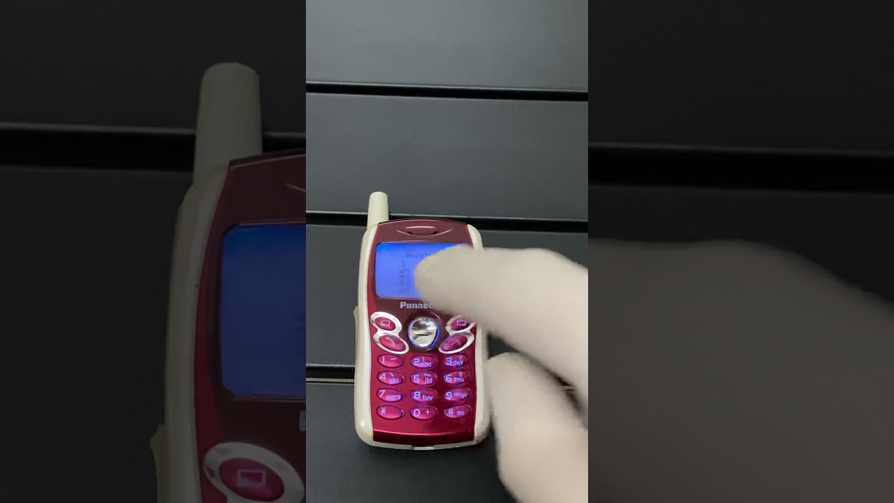 Panasonic GD55 ringtones, worlds smallest phone. 4K
