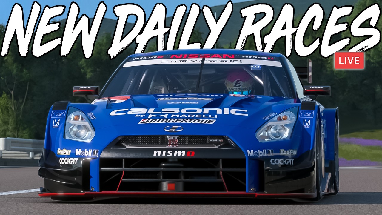 🔴LIVE - Gran Turismo 7: Brand New Daily Races & 2 HUGE NEW SPONSOR ANNOUNCEMENTS