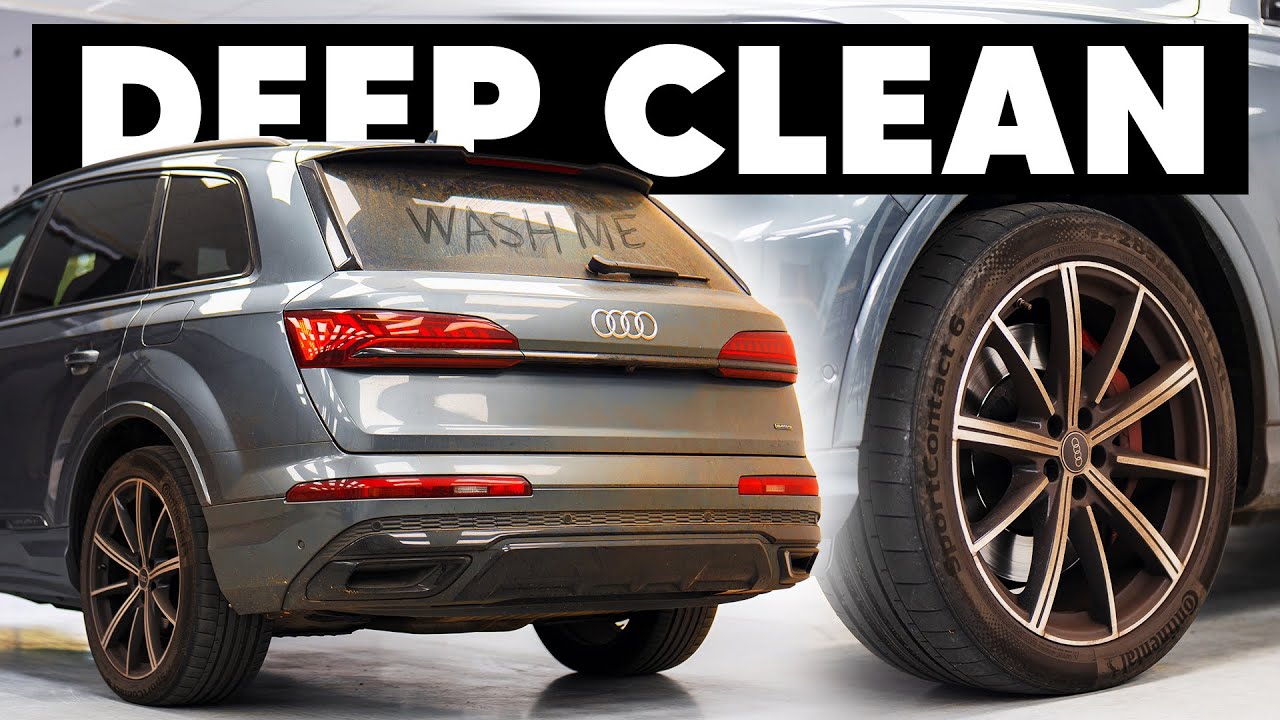 How I Wash A Dirty Audi Q7 - 1.5 Hour Maintenance Wash