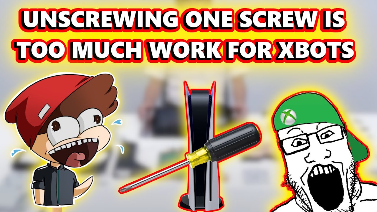 Xbox Fanboys Think Using A Screwdriver For PS5 Is Too Complicated And Bad Engineering
