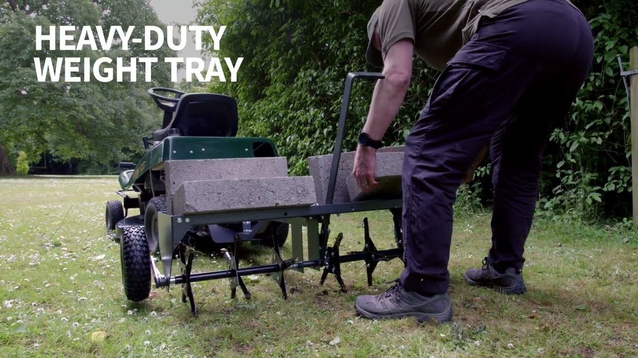 The Handy THTPA40 101cm 40&Prime; Towed Plug Aerator
