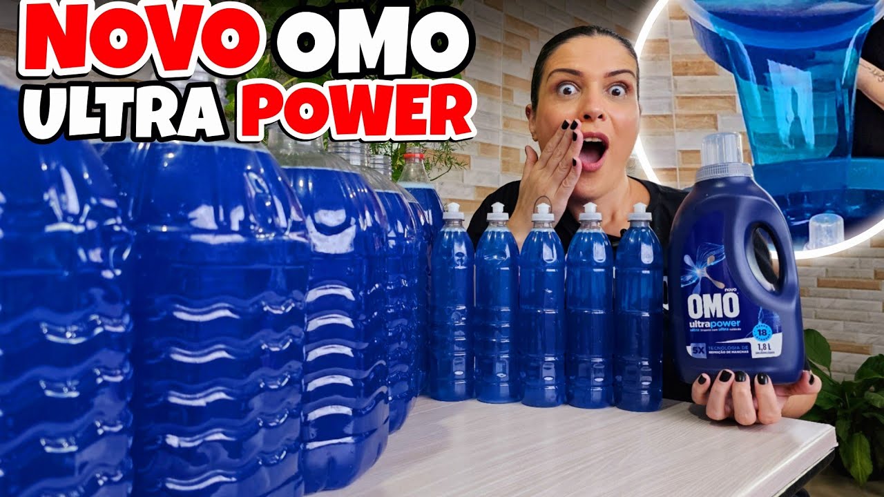 COMO FAÇO SABÃO OMO ULTRA POWER RENDER MAIS DE 30 LITROS 😱😍