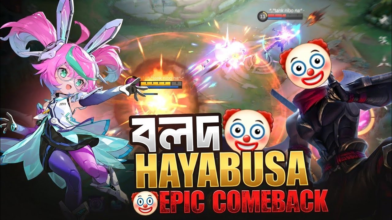 Noob Hayabusa 🤡 Shob Doshe Amar! | Chang&rsquo;e Carry 😎🔥 | MLBB