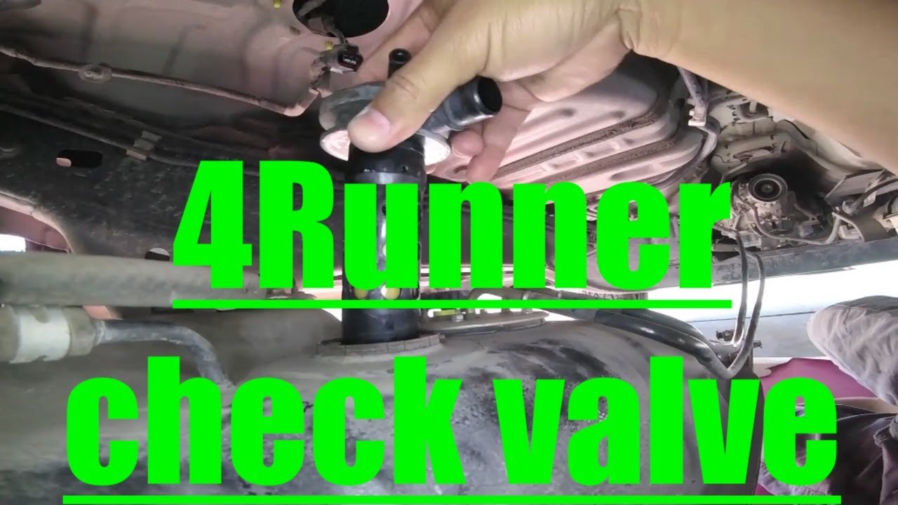 GAS FUMES P0440 P0446 Fuel Check Valve Replacement Toyota 4Runner &radic; Fix it Angel