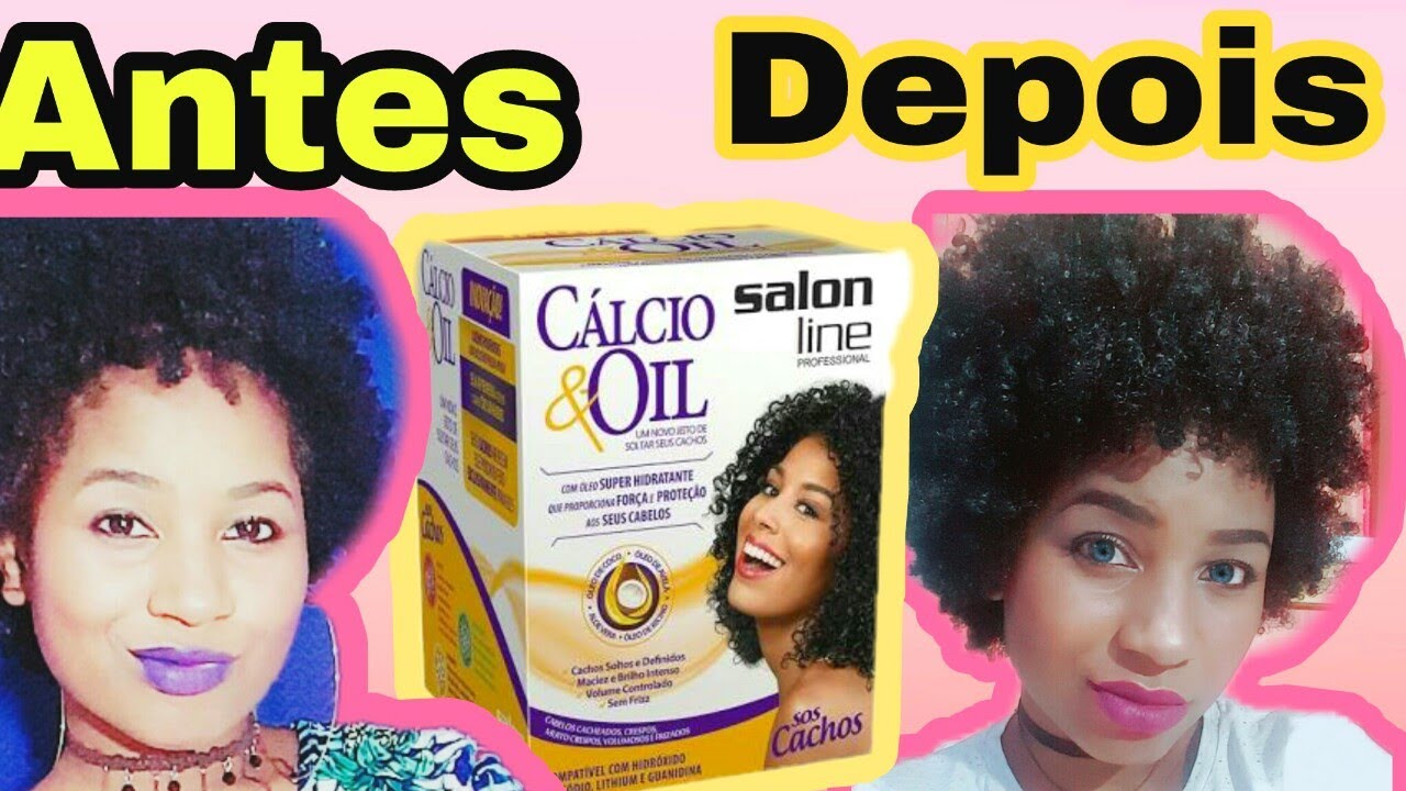 O QUE O RELAXAMENTO CÁLCIO E OIL DA SALON LINE FEZ COM MEU CABELO 4C  !😞//RESENHA