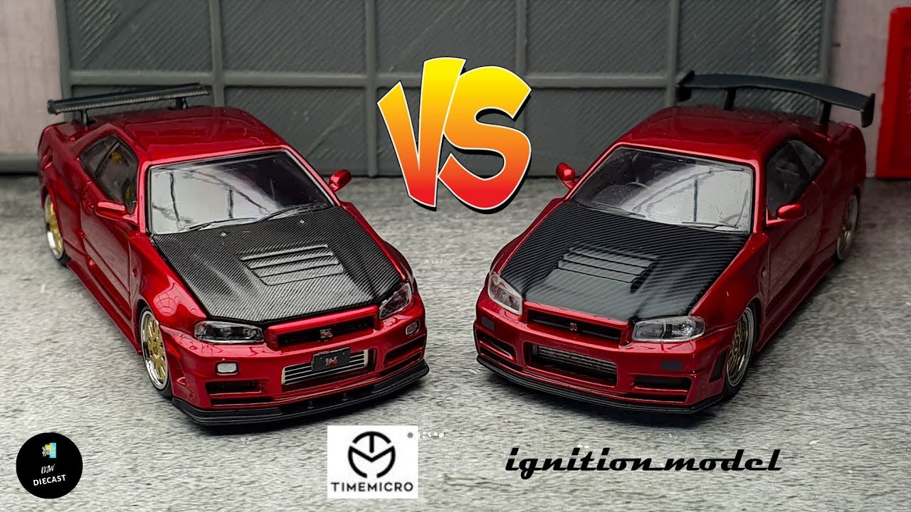 Nissan Skyline GT-R R34 Nismo Z-Tune | BRAND COMPARISON | Time Micro VS Ignition Model