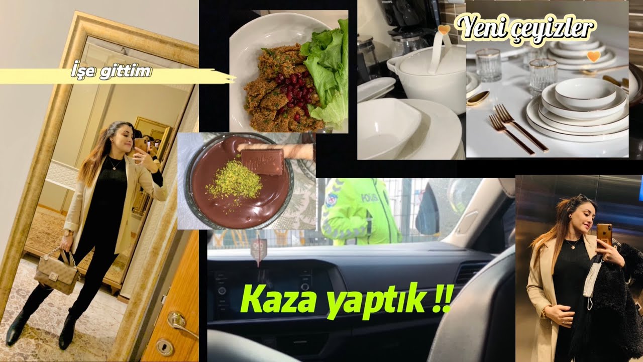 İşe gittim 💓 kaza yaptık, yeniden çeyiz mi?! 🤭