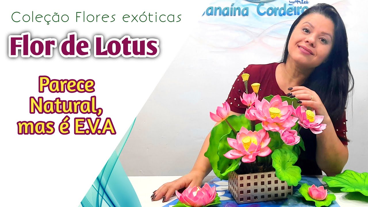 345 - 346 - COMO FAZER UMA ESPETACULAR FLOR DE LOTUS!!!!!