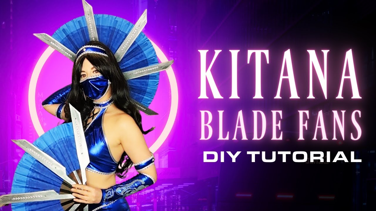 KITANA'S BLADE FANS Prop Tutorial: Step-by-Step DIY Cosplay | Mortal Kombat