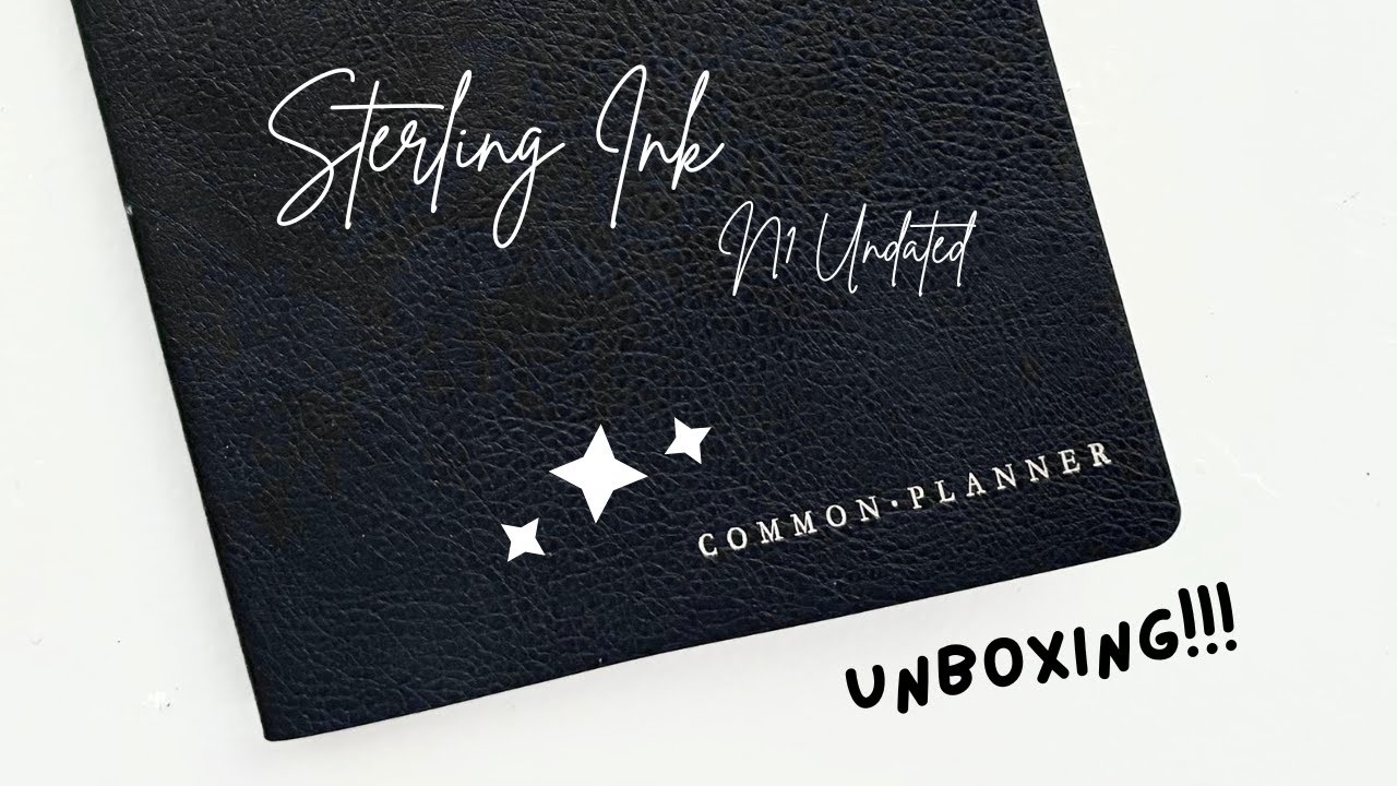 Sterling Ink N1 Undated Planner Unboxing