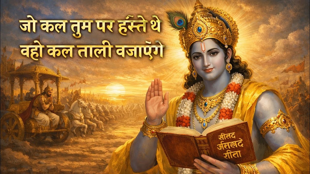 तुम पर हँसने वालों के लिए श्री कृष्ण की कड़ी सीख