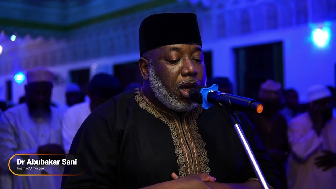 Tahajjud prayer by Dr Abubakar Sani 27th night of Ramadan 2025 at Asd Mosque Kaduna