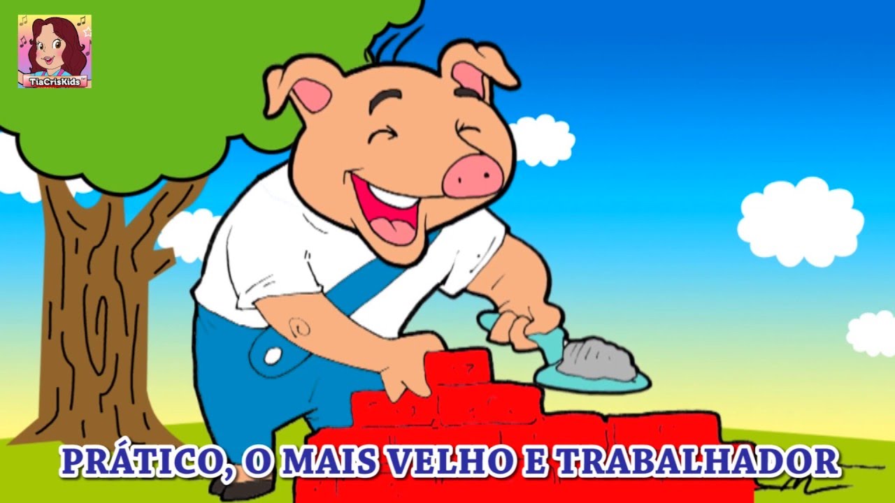TR&Ecirc;S PORQUINHOS em PORTUGU&Ecirc;S com LETRA - CANTE JUNTO ! COPIAR LETRA NA DESCRI&Ccedil;&Atilde;O #TRESPORQUINHOS