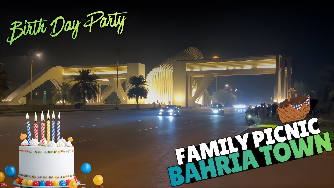 Family Picnic at Flag Pole Park Bahria Town Karachi Birthday Vlog