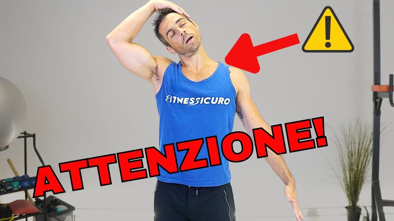 Stretching TRAPEZIO: come farlo bene e quando EVITARLO (attenzione!)