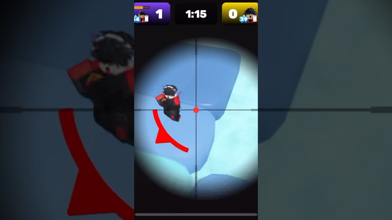 Spin quick scope snipe in Roblox rivals