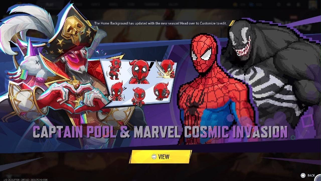 Marvel Rivals Captain Pool & Marvel Cosmic Invasion Combo Bundle Preview