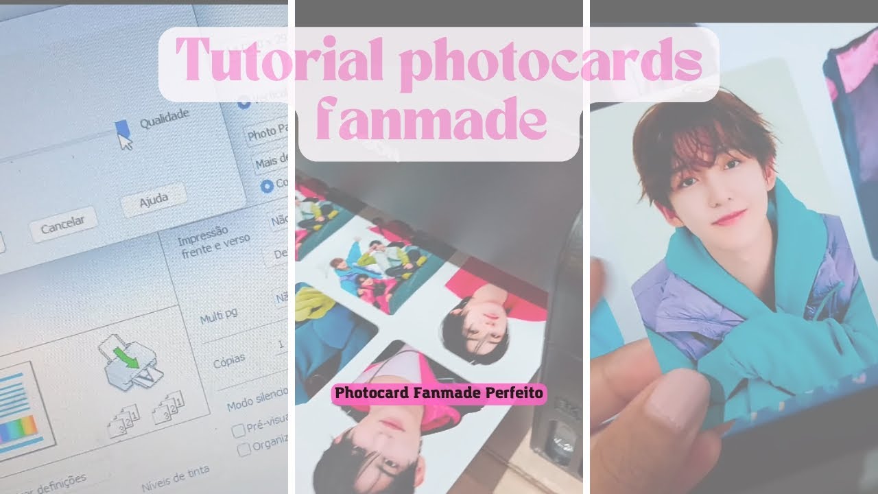 O Segredo para Fazer Photocard Fanmade com Qualidade de Impressão
