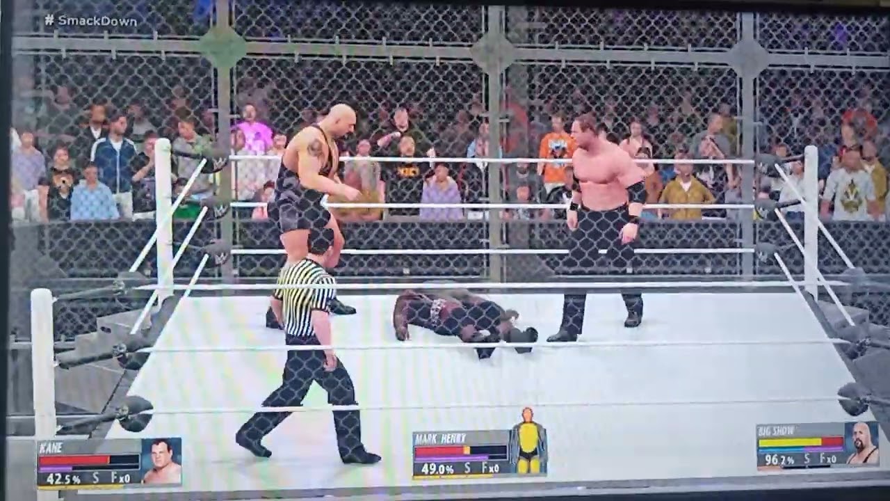 Kane vs Mark Henry vs Big Show Triple threat match World Heavyweight Championship
