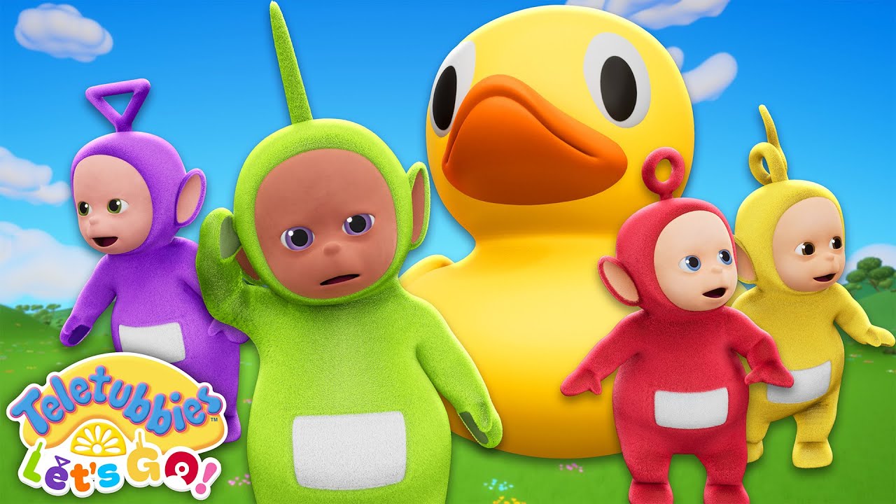 WHERE'S THAT DUCK!? Cheeky Duck SURPRISES The Teletubbies! | Teletubbies Let's Go NEW Episode