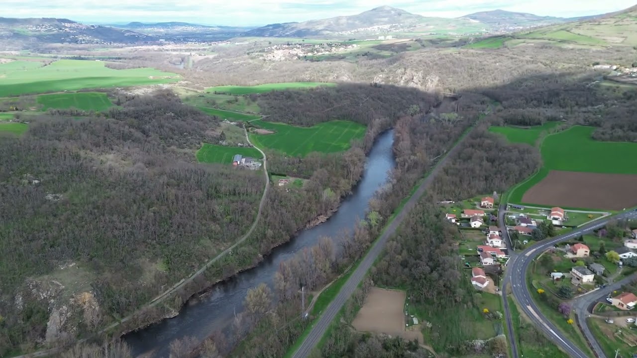 Massif Central vue du ciel
