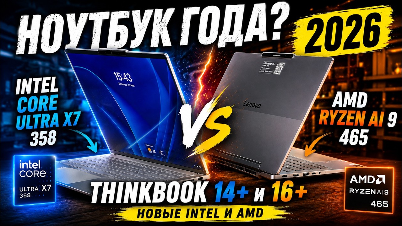 Lenovo ThinkBook 16+ и 14+ 2026, подробный обзор