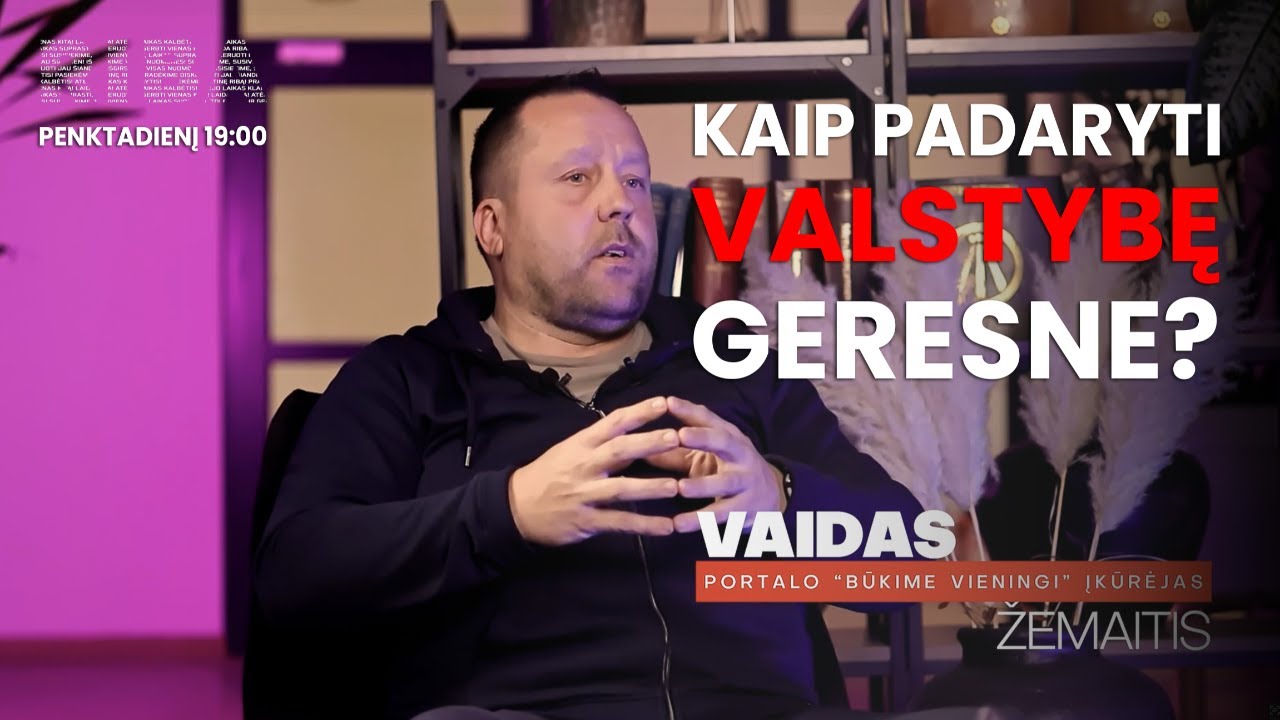 Vaidas Žemaitis Lekstutis laidoje 