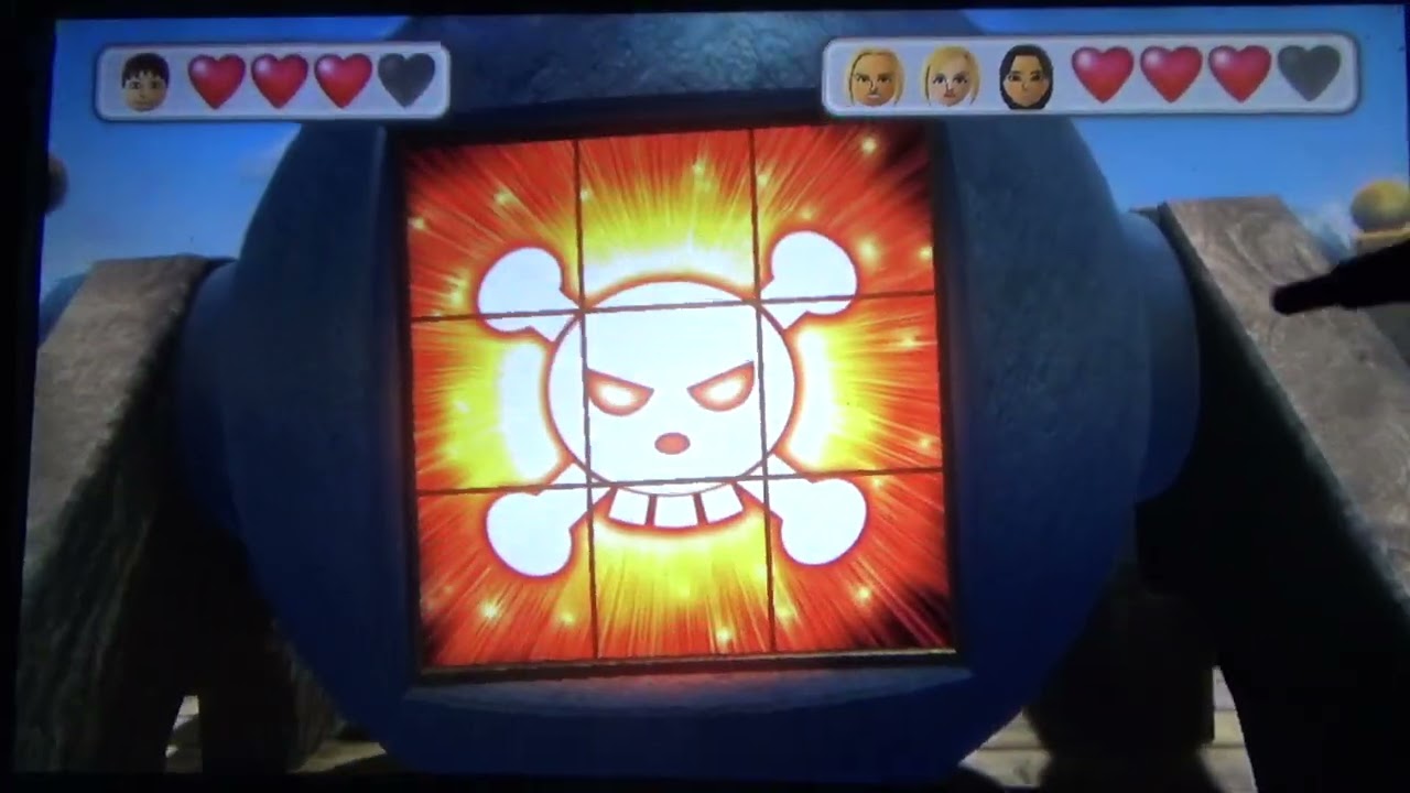 Wii Party U minigame: Blast Panels (Gamepad view)