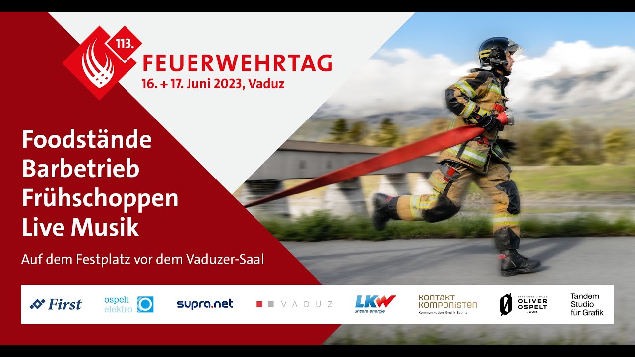 113. Landesfeuerwehrtag Vaduz 2023 - Grussworte