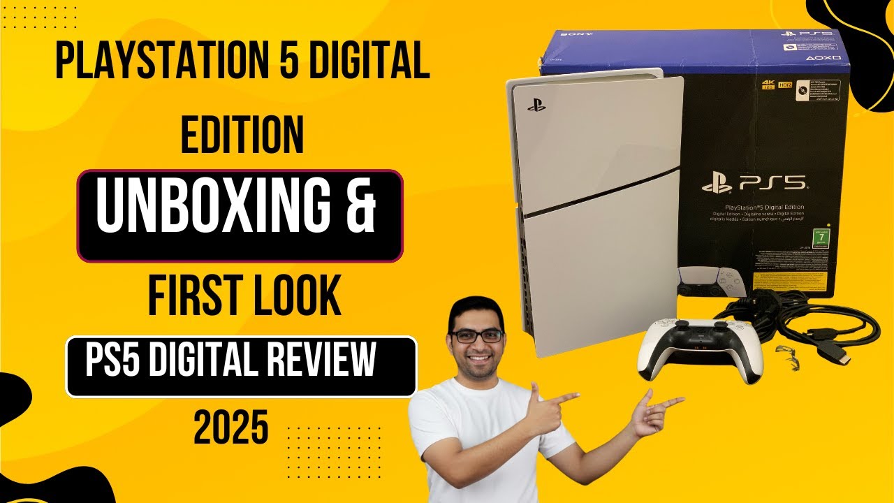 PlayStation 5 Digital Edition Unboxing & First Look | PS5 Digital Review 2025 | Imran Arif Tech