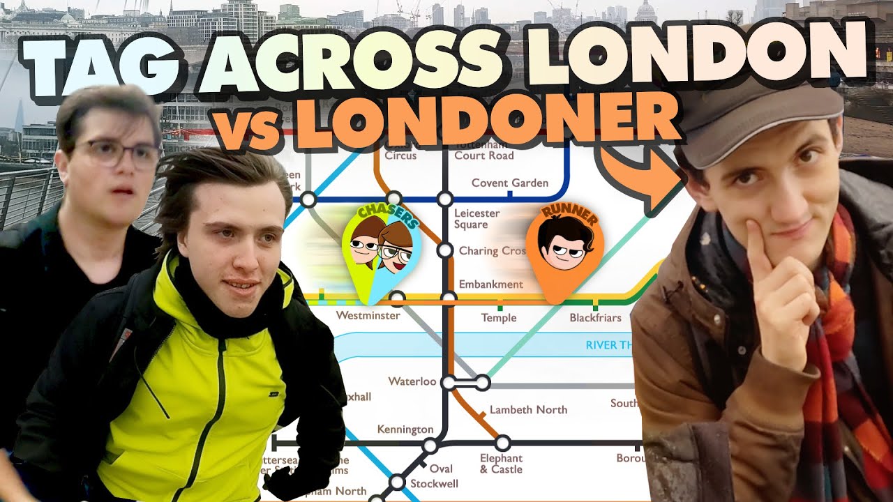 We played a giant game of Tag Across London vs a Londoner
