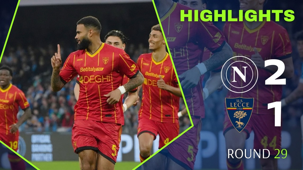 Napoli - Lecce | 2-1 | Highlights | Serie A 2025-26 | napoli lecce