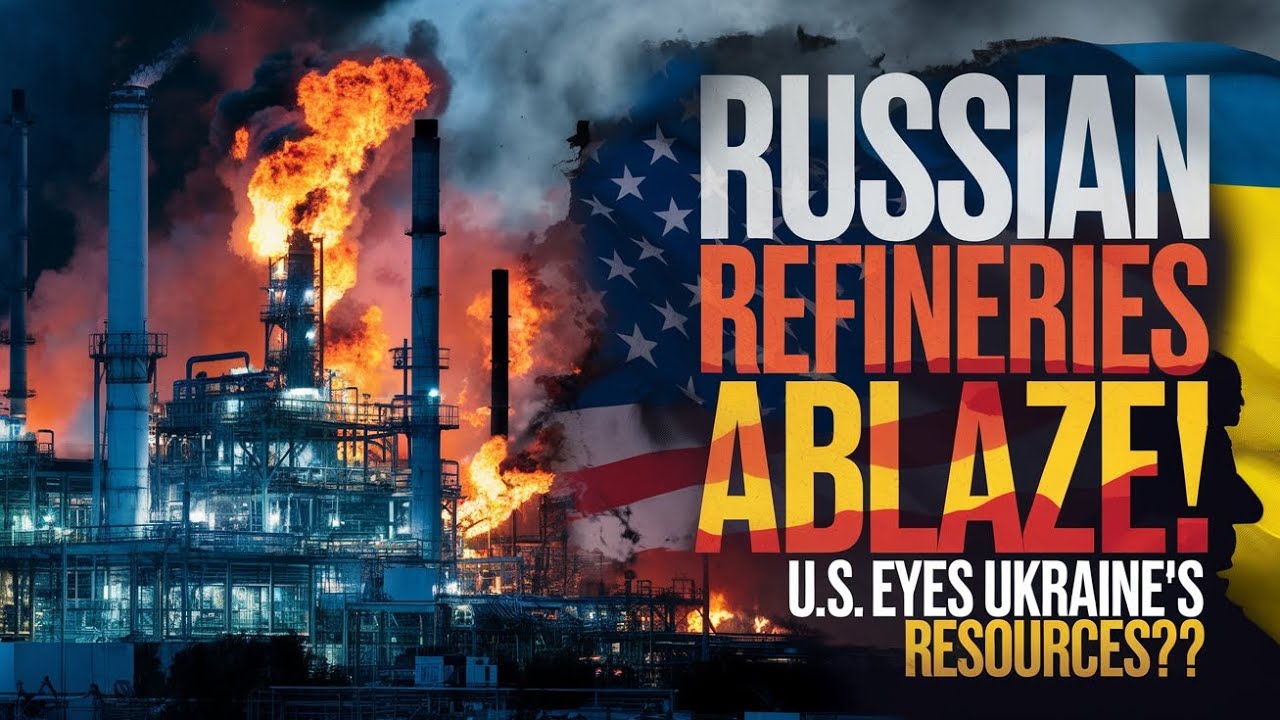 Russian Refineries Ablaze: Unveiling the U.S. Interest in Ukrainian Resources