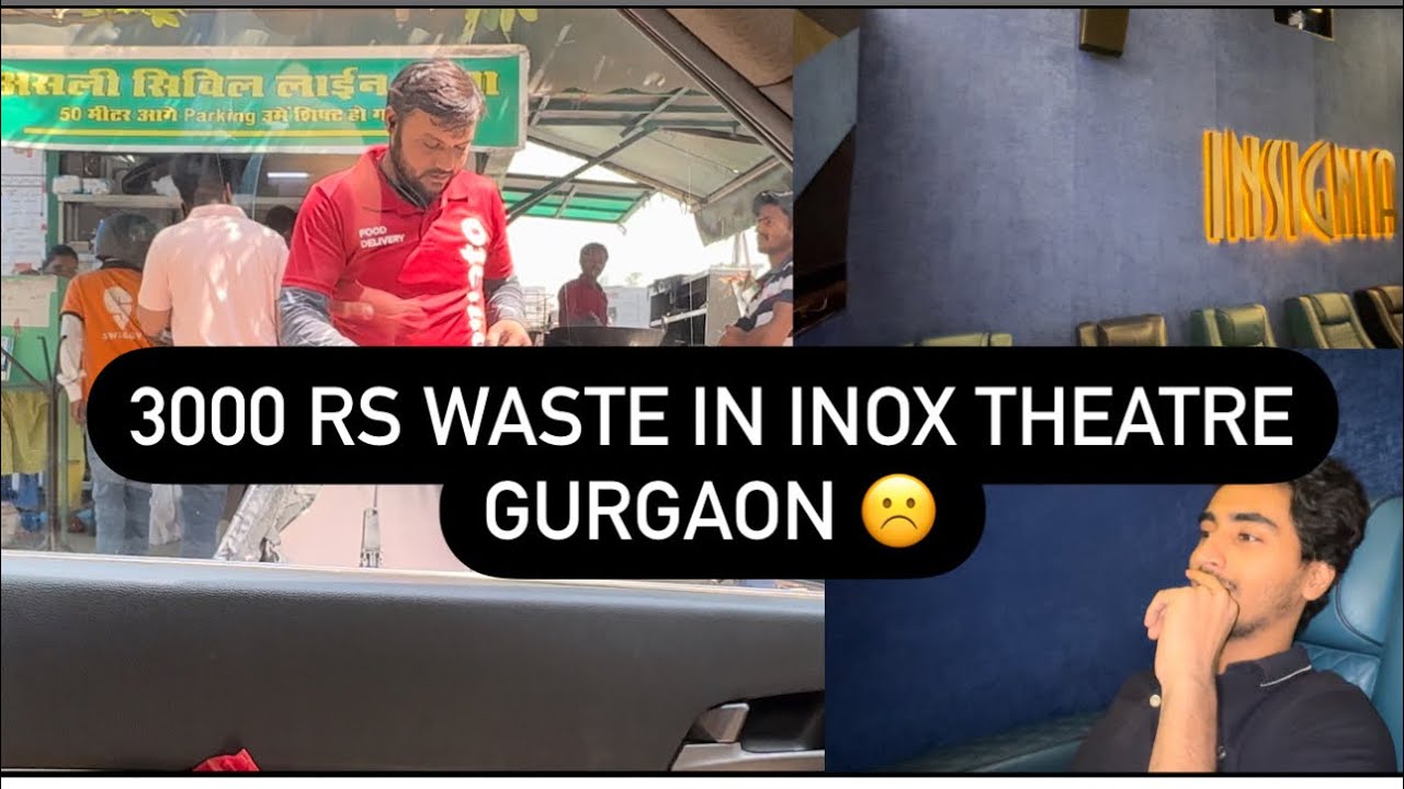 Best Chole bathure In Gurgaon😍, Worst Service By Inox Gurgaon Ardee mall || KC Vlogs